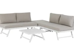 Beliani 5-Istuttava Ulkosohvaryhma Alumiini Ruskeanharmaa Coccorino Cheap