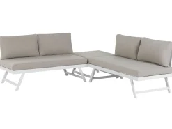 Beliani 5-Istuttava Ulkosohvaryhma Alumiini Ruskeanharmaa Coccorino Cheap