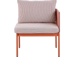 Beliani 2-Istuttava Ulkosohvaryhma Alumiini Oranssi Terracina Hot