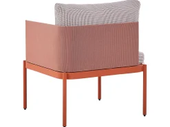 Beliani 2-Istuttava Ulkosohvaryhma Alumiini Oranssi Terracina Hot