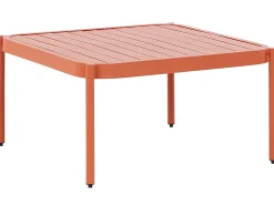 Beliani 2-Istuttava Ulkosohvaryhma Alumiini Oranssi Terracina Hot