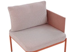 Beliani 2-Istuttava Ulkosohvaryhma Alumiini Oranssi Terracina Hot