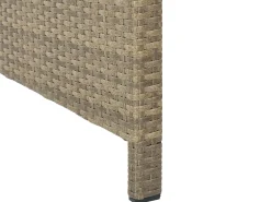 Beliani 5-Istuttava Ulkosohvaryhma Polyrottinki Ruskea Fonti Discount