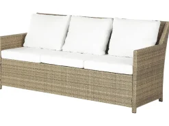 Beliani 5-Istuttava Ulkosohvaryhma Polyrottinki Ruskea Fonti Discount