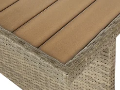 Beliani 5-Istuttava Ulkosohvaryhma Polyrottinki Ruskea Fonti Discount