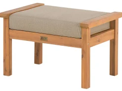 Beliani 4-Istuttava Ulkosohvaryhma Sertifioitu Akaasia Vaalea Puu Manila New