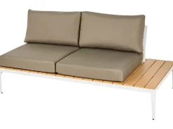 Beliani 5-Istuttava Ulkosohvaryhma Alumiini Harmaa Positano Cheap