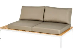 Beliani 5-Istuttava Ulkosohvaryhma Alumiini Harmaa Positano Cheap