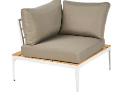 Beliani 5-Istuttava Ulkosohvaryhma Alumiini Harmaa Positano Cheap