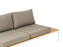 Beliani 5-Istuttava Ulkosohvaryhma Alumiini Harmaa Positano Cheap