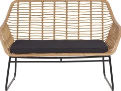 Beliani 4-Istuttava Ulkosohvaryhma Polyrottinki Luonnonvari Minori Sale