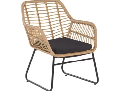 Beliani 4-Istuttava Ulkosohvaryhma Polyrottinki Luonnonvari Minori Sale