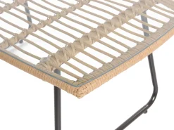 Beliani 4-Istuttava Ulkosohvaryhma Polyrottinki Luonnonvari Minori Sale