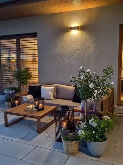 Beliani 4-Istuttava Ulkosohvaryhma Sertifioitu Akaasia Oikeak. Vaalea Puu Timor Discount