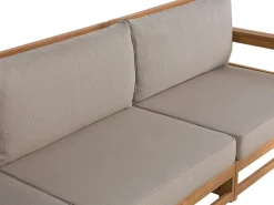 Beliani 4-Istuttava Ulkosohvaryhma Sertifioitu Akaasia Oikeak. Vaalea Puu Timor Discount