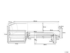 Beliani 4-Istuttava Ulkosohvaryhma Sertifioitu Akaasia Oikeak. Vaalea Puu Timor Discount