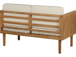 Beliani 4-Istuttava Ulkosohvaryhma Akasiapuu Valkoinen Baratti Cheap