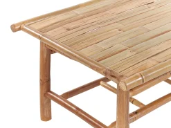 Beliani 4-Istuttava Ulkosohvaryhma Bambu Valkoinen Maggiore Sale