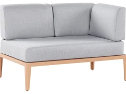 Beliani 6-Istuttava Ulkosohvaryhma Alumiini Harmaa Rima Iii Hot