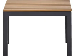 Beliani 4-Istuttava Ulkosohvaryhma Harmaa/Vaalea Puu Pienza Best