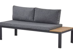 Beliani 4-Istuttava Ulkosohvaryhma Harmaa/Vaalea Puu Pienza Best