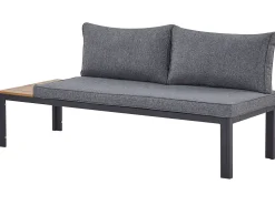 Beliani 4-Istuttava Ulkosohvaryhma Harmaa/Vaalea Puu Pienza Best