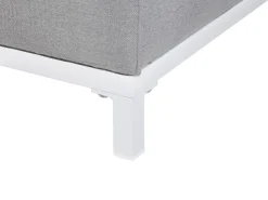 Beliani 5-Istuttava Ulkosohvaryhma Kangas Vaaleanharmaa/Valkoinen Rovigo Fashion