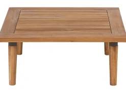 Beliani 2-Istuttava Ulkosohvaryhma Akaasia Vaalea Puu/Harmaa Frascati Flash Sale