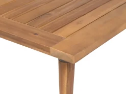 Beliani 2-Istuttava Ulkosohvaryhma Akaasia Vaalea Puu/Harmaa Frascati Flash Sale