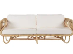 Beliani 4-Istuttava Ulkosohvaryhma Rottinki Luonnonvari Dolcedo/Limni Best Sale