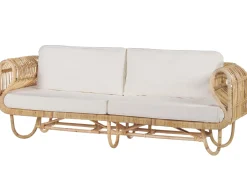 Beliani 4-Istuttava Ulkosohvaryhma Rottinki Luonnonvari Dolcedo/Limni Best Sale