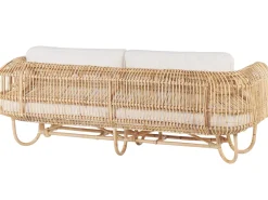 Beliani 4-Istuttava Ulkosohvaryhma Rottinki Luonnonvari Dolcedo/Limni Best Sale