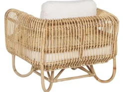 Beliani 4-Istuttava Ulkosohvaryhma Rottinki Luonnonvari Dolcedo/Limni Best Sale