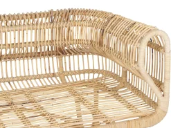 Beliani 4-Istuttava Ulkosohvaryhma Rottinki Luonnonvari Dolcedo/Limni Best Sale