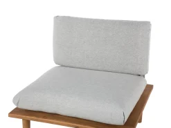 Beliani 4-Istuttava Ulkosohvaryhma Akaasia Vaalea Puu/Harmaa Frascati Best