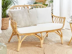 Beliani 4-Istuttava Ulkosohvaryhma Rottinki Luonnonvari Sibari Outlet