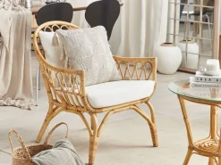 Beliani 4-Istuttava Ulkosohvaryhma Rottinki Luonnonvari Sibari Outlet