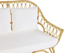 Beliani 4-Istuttava Ulkosohvaryhma Rottinki Luonnonvari Sibari Outlet