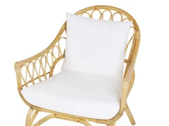 Beliani 4-Istuttava Ulkosohvaryhma Rottinki Luonnonvari Sibari Outlet