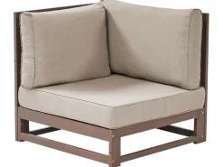 Beliani 4-Istuttava Ulkosohvaryhma Sertifioitu Akaasia Vasenk. Tumma Puu Timor Ii Cheap