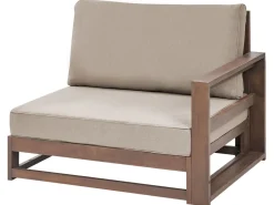 Beliani 4-Istuttava Ulkosohvaryhma Sertifioitu Akaasia Vasenk. Tumma Puu Timor Ii Cheap