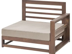 Beliani 4-Istuttava Ulkosohvaryhma Sertifioitu Akaasia Vasenk. Tumma Puu Timor Ii Cheap