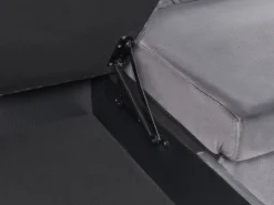 Beliani 4-Istuttava U-Muotoinen Kulmavuodesohva Säilytystilalla Sametti Harmaa Lerum Flash Sale