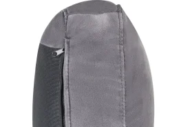 Beliani 4-Istuttava U-Muotoinen Kulmavuodesohva Säilytystilalla Sametti Harmaa Lerum Flash Sale