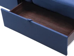 Beliani 3-Istuttava Vuodesohva Ja Rahi Kangas Laivastonsininen Falster Sale