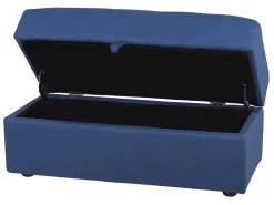 Beliani 3-Istuttava Vuodesohva Ja Rahi Kangas Laivastonsininen Falster Sale