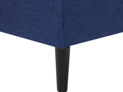 Beliani 3-Istuttava Vuodesohva Kangas Sininen Visby Discount