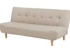 Beliani 3-Istuttava Vuodesohva Kangas Beige Alsten Best Sale