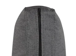 Beliani 2-Istuttava Vuodesohva Kangas Tummanharmaa Silda Cheap