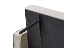 Beliani 3-Istuttava Vuodesohva Kangas Beige Glomma Cheap